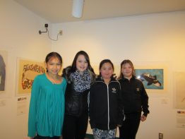 Left to Right :Siku Rojas, Maata Kopalie,Emma Ell and Ann-Margaret Tiglik.