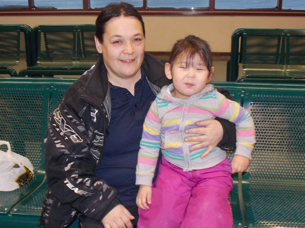 Ms. Kootoo-Wood and her grandaughter Alyssa.